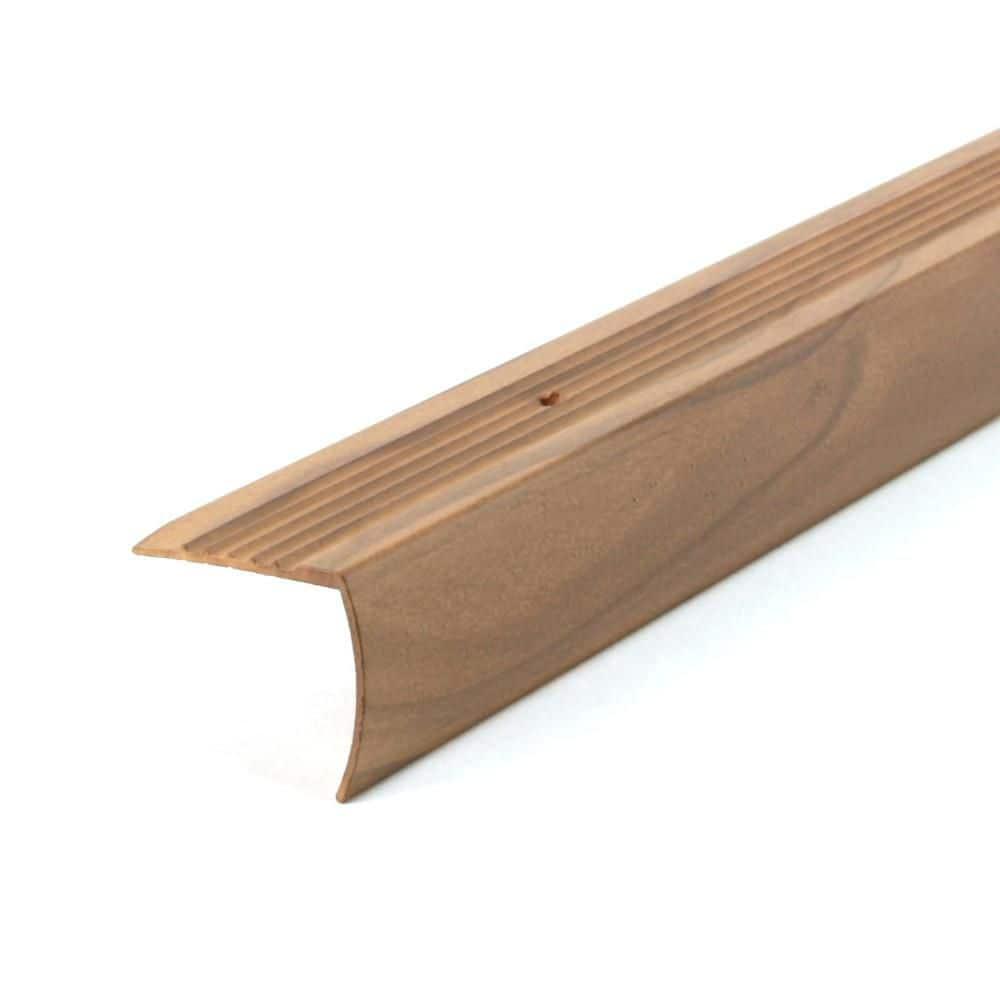 Cherry Finish Aluminum Stair Edging, 36 Inches