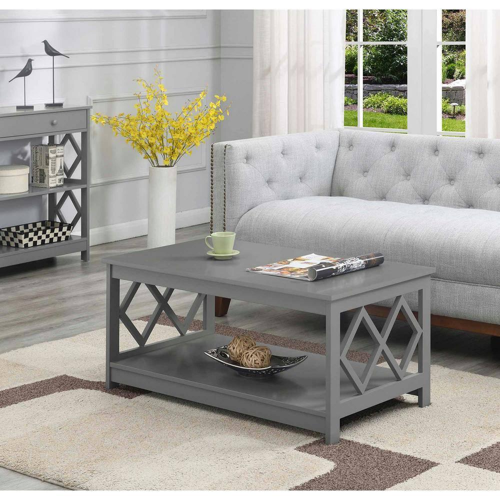 Diamond Coffee Table, Gray