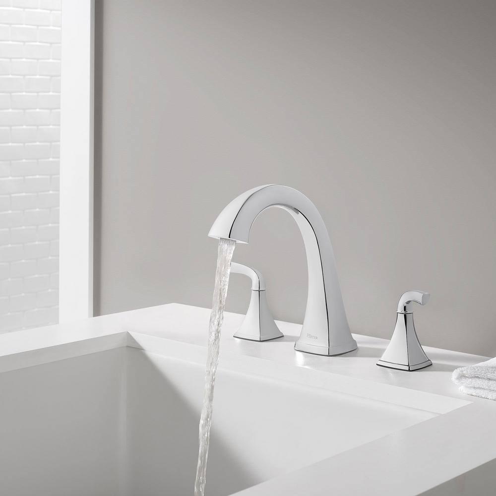 Bronson Double Handle Deck Mounted Roman Tub Faucet Trim