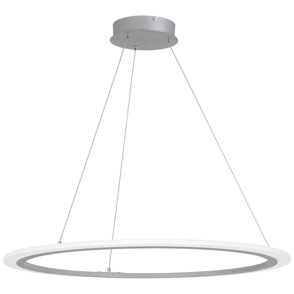 George Kovacs Discovery 31 1/4"W Silver LED Pendant Light