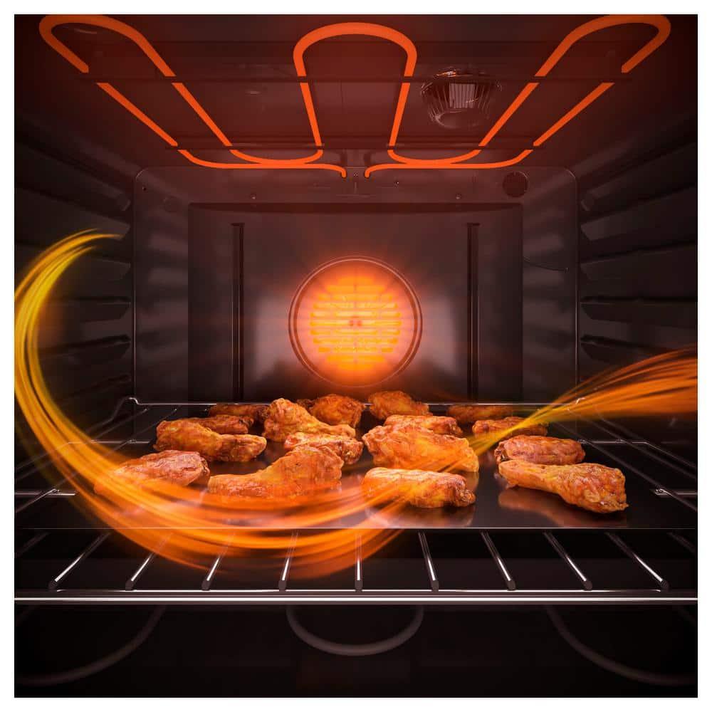 GE Appliances 30" 6.6 cu. ft. Freestanding Electric Range with 5 Elements and Convection Oven