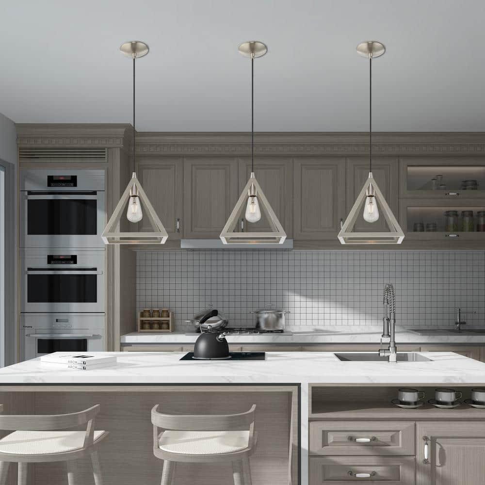 Livex Lighting Pinnacle 1 - Light Pendant in  Brushed Nickel