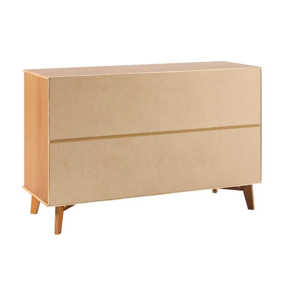 Yarber 6 Drawer Solid Wood Double Dresser