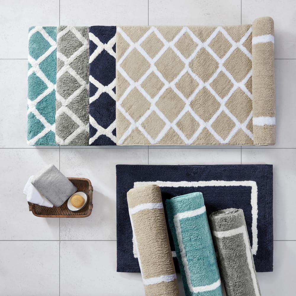Madison Park Bittman Reversible High Pile Tufted Bath Rug