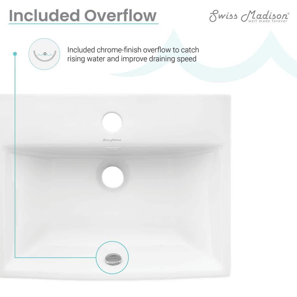 Voltaire Sublime Compact Ceramic Wall Hung Sink