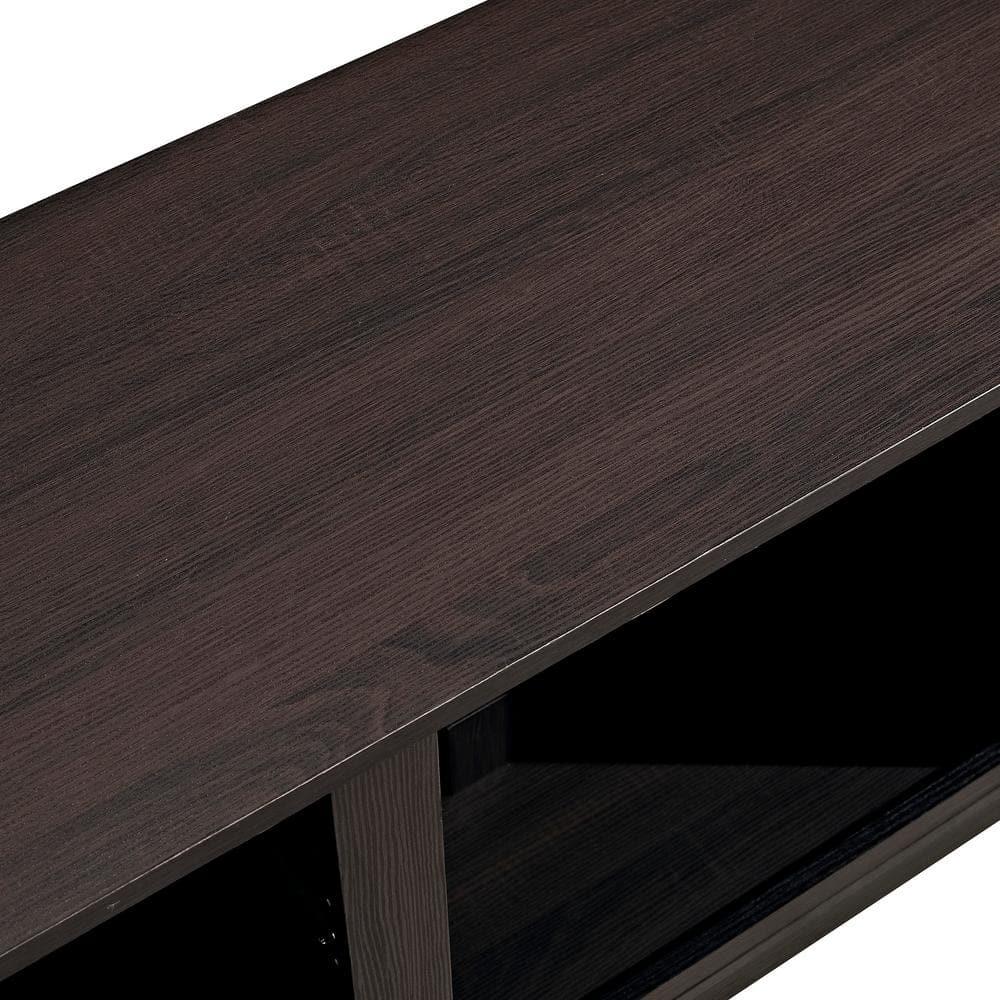 Walker Edison Traditional Fireplace TV Stand for TVs up to 64" - Espresso