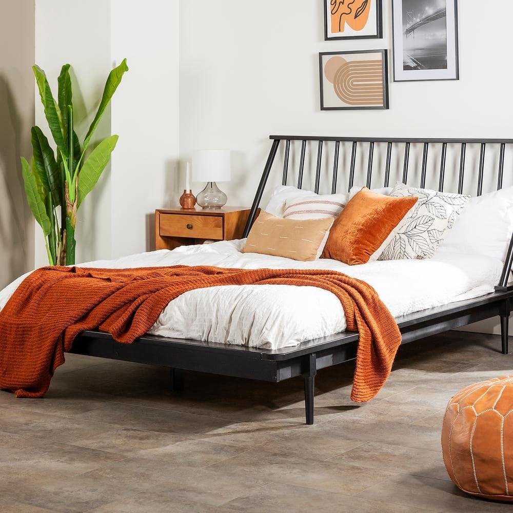 Henline Solid Wood Platform Spindle Bed