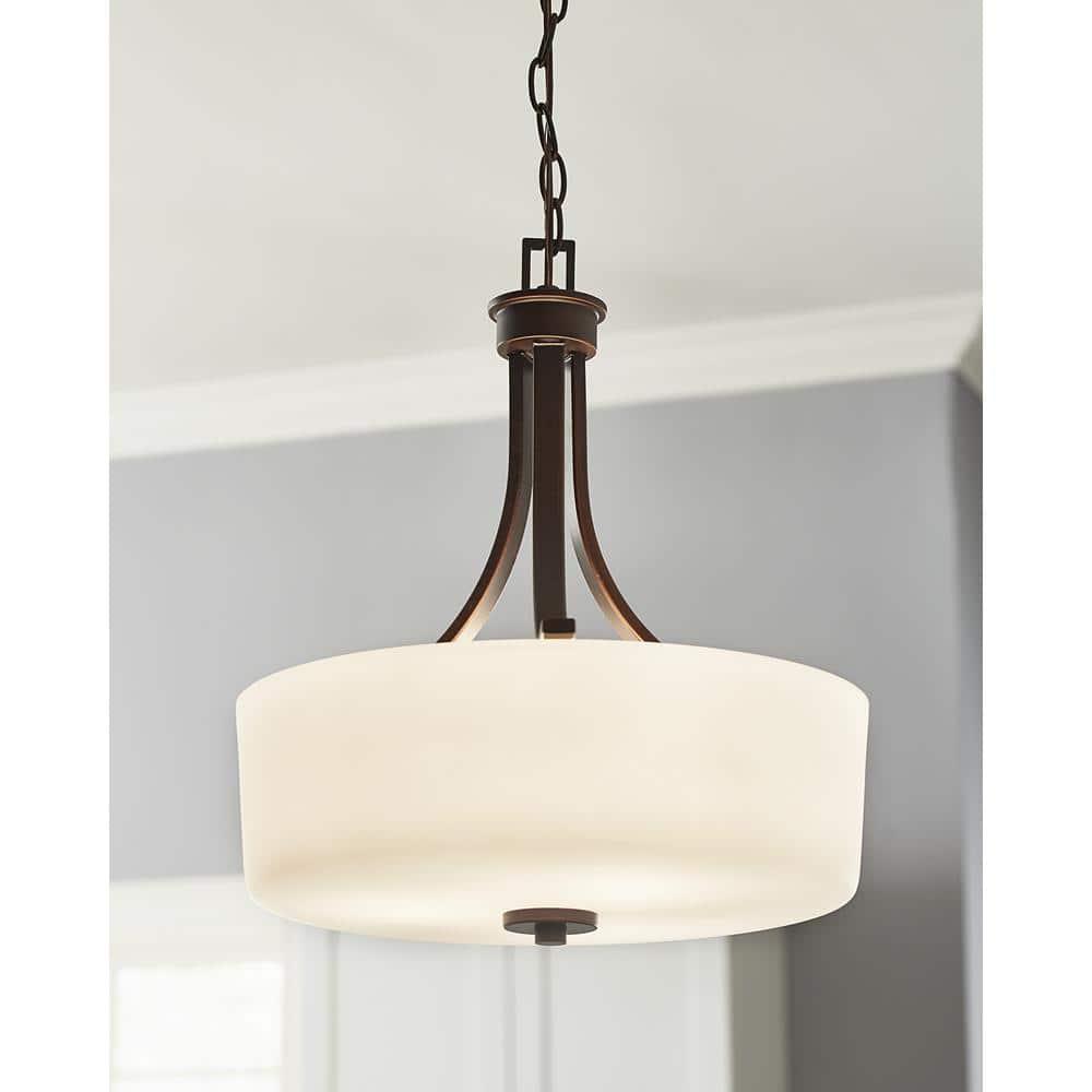 Canfield 3-Light Burnt Sienna Pendant