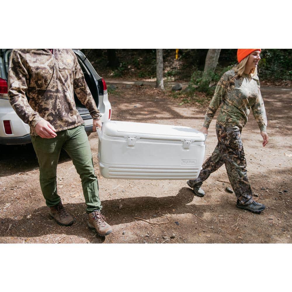 Igloo 120 qt. Quick & Cool Polar Ice Chest Cooler, White