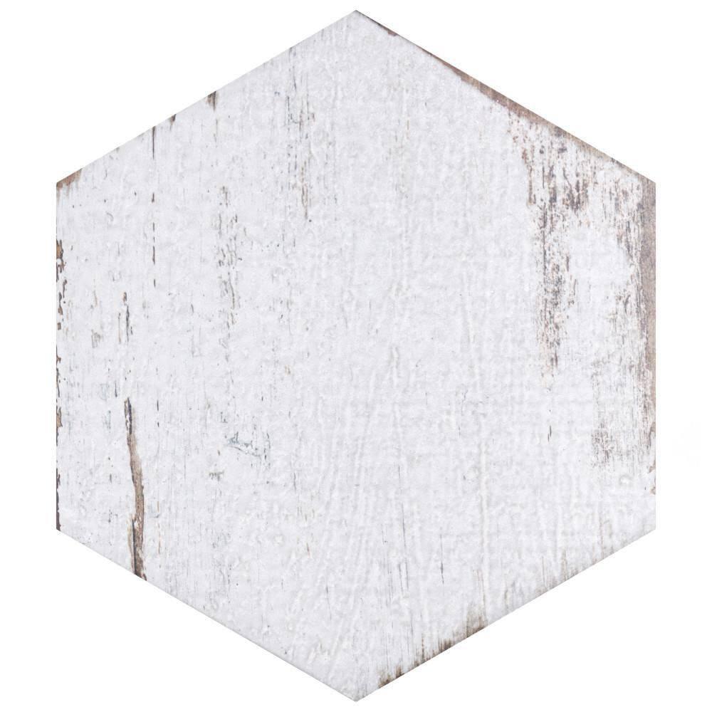 Retro 7" x 8" Porcelain Wood Look Wall & Floor Tile