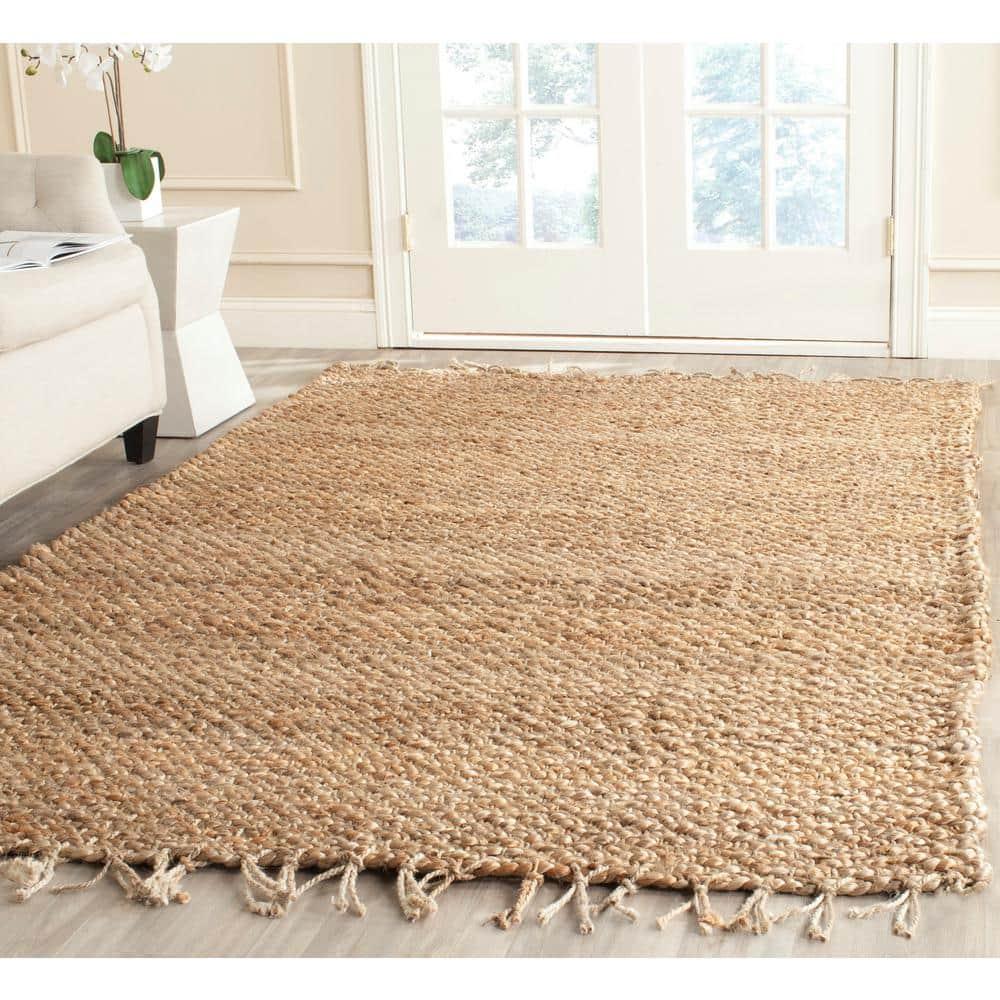 Natural Fiber NF733 Hand Woven Indoor Area Rug - Natural - 4'x6' - Safavieh.