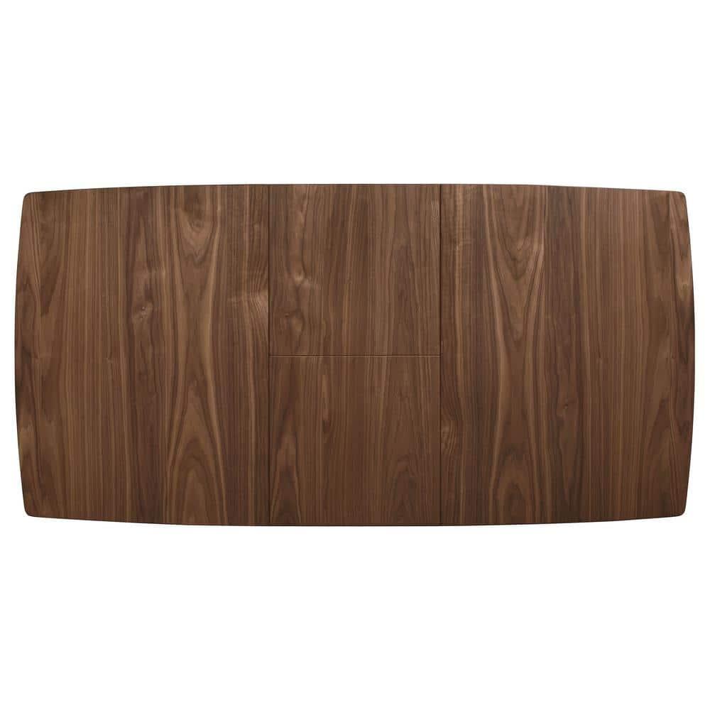 Coaster Furniture Coaster Furniture Alfredo Extension Leaf Dining Table Natural Walnut