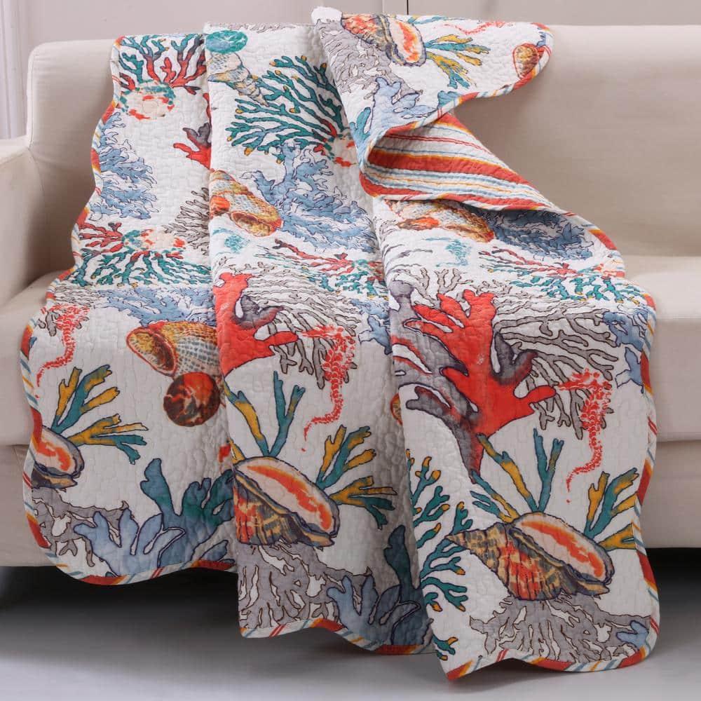Atlantis Quilted Reversible Throw