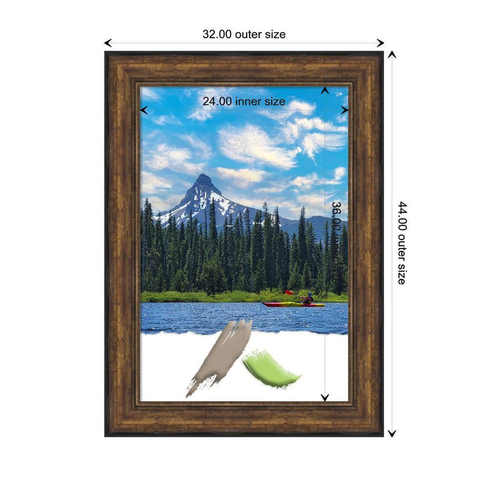 Amanti Art Ballroom Bronze Picture Frame Opening Size 24x36 in.