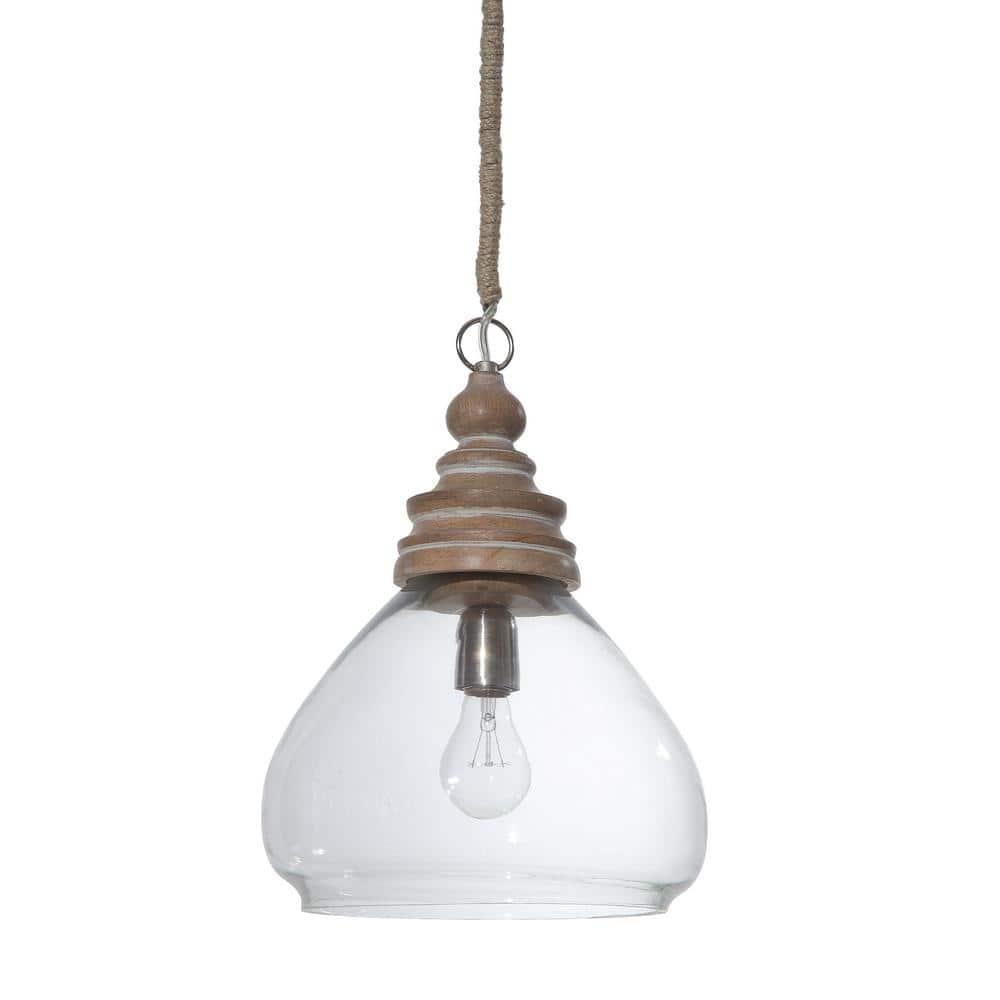 Bellantoni Distressed Mango Wood Ceiling Light