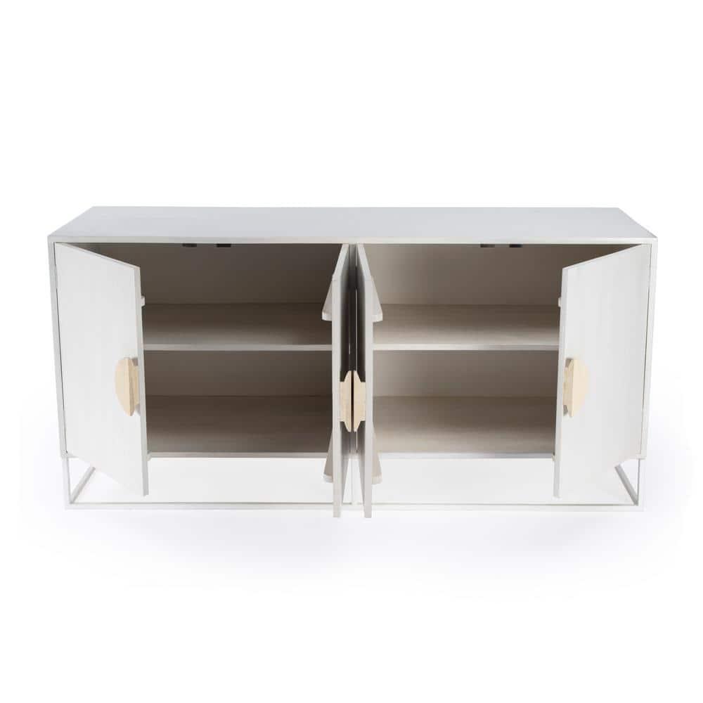 Butler Specialty Lennasa White  Wooden Sideboard