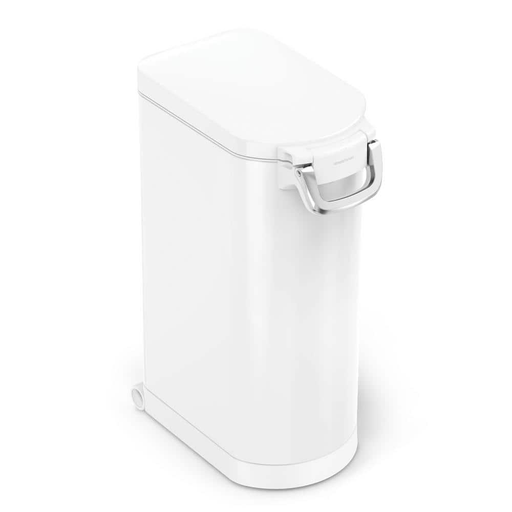 simplehuman Pet Food Storage Container Stainless Steel for Dog Food, Cat Food, and Bird Feed