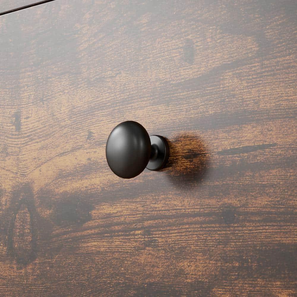 HOMCOM 3 Drawer Vertical File Cabinet, Mobile Filing Cabinet with Removable Tray, Under Desk Printer Stand with Storage for Home Office, Brown