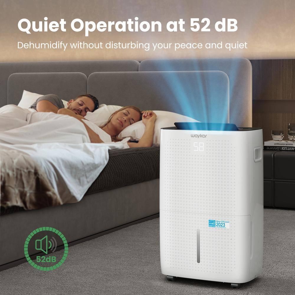 Sitvon 150 pt 7000 sq ft Whole House Dehumidifier in White - Energy Efficient, Built-in Pump