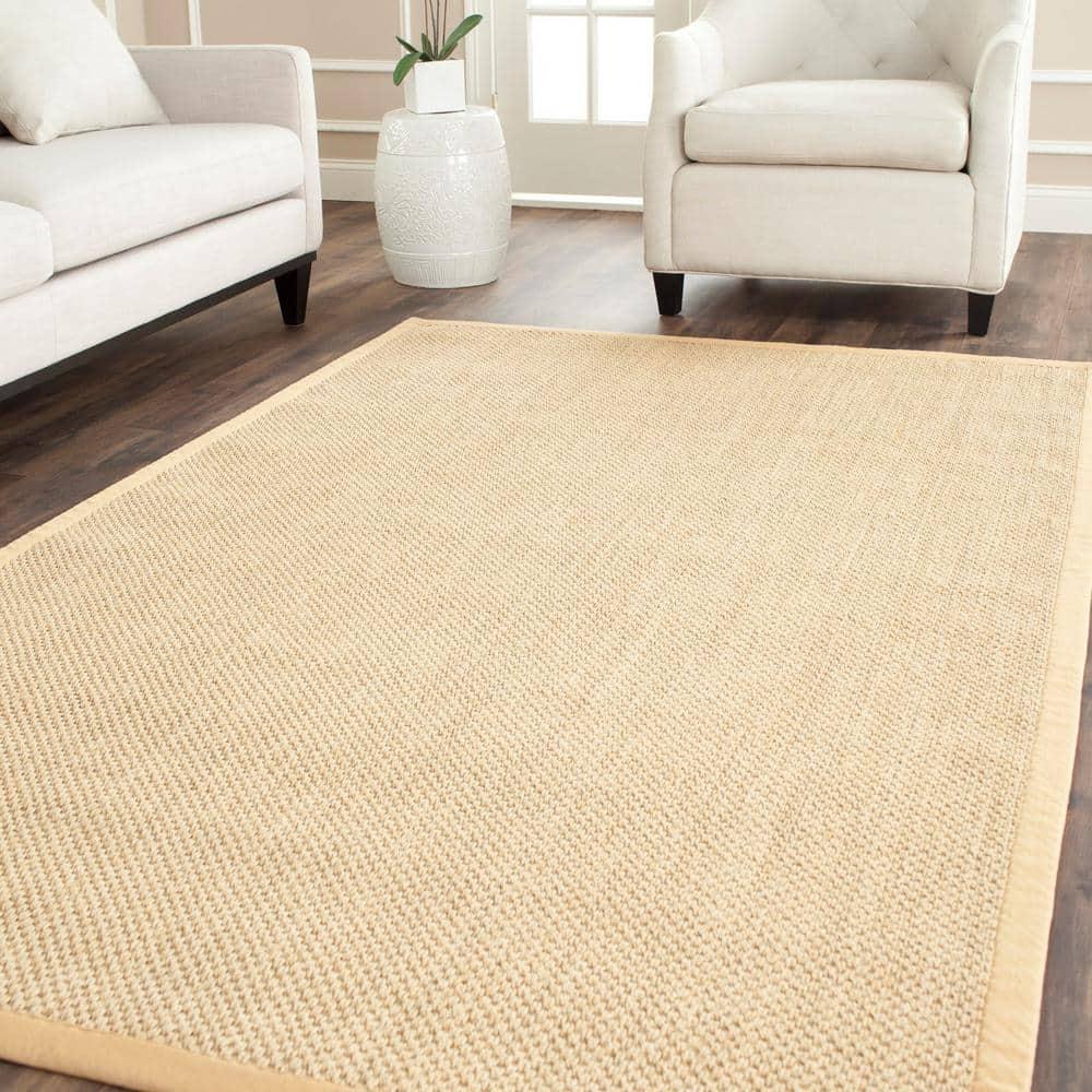 Natural Fiber NF443 Power Loomed Accent Rug - Maize/Wheat - 2'6"x4' - Safavieh.