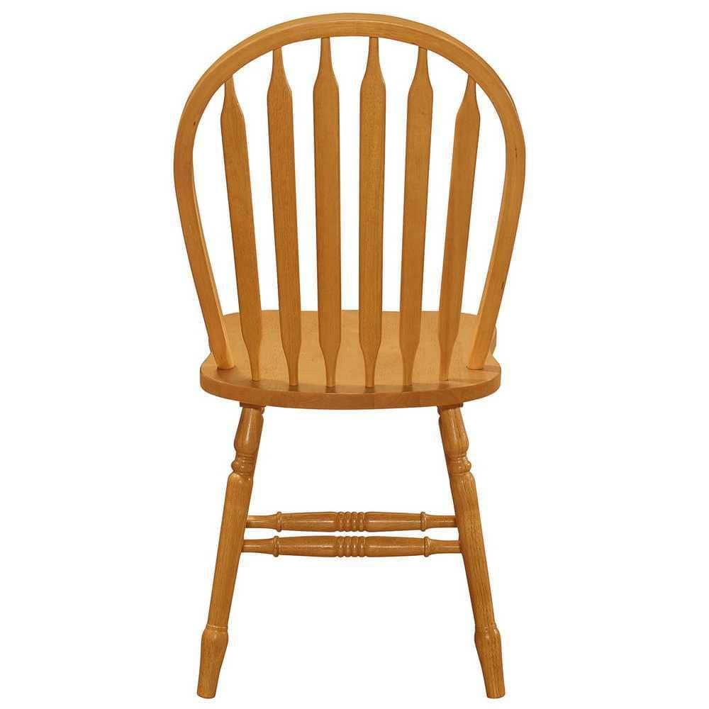 Besthom Solid Wood Windsor Arrowback Dining Chairs (Set of 2)