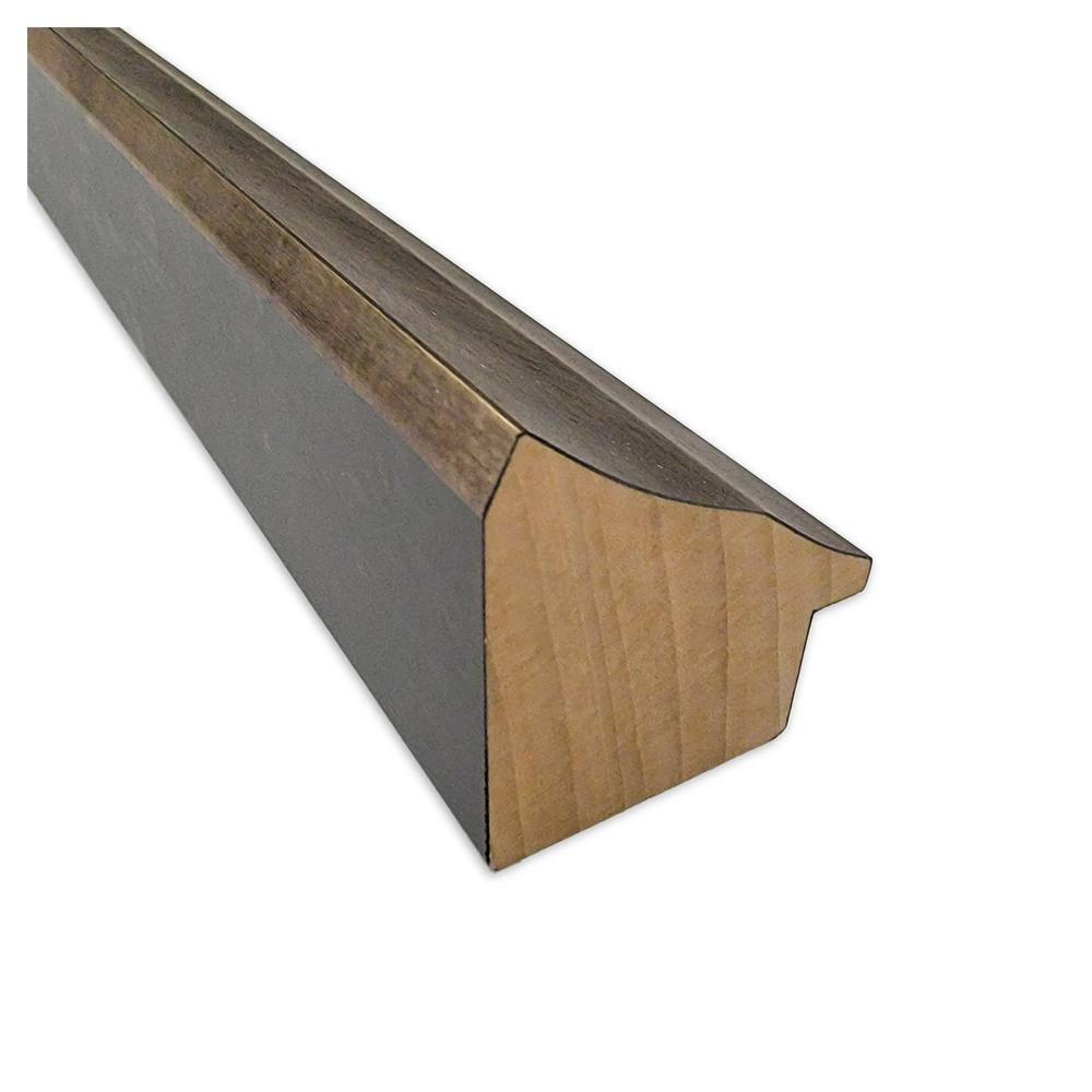 Amanti Art Angled Bronze Wood Picture Frame Opening Size 18x24 in.