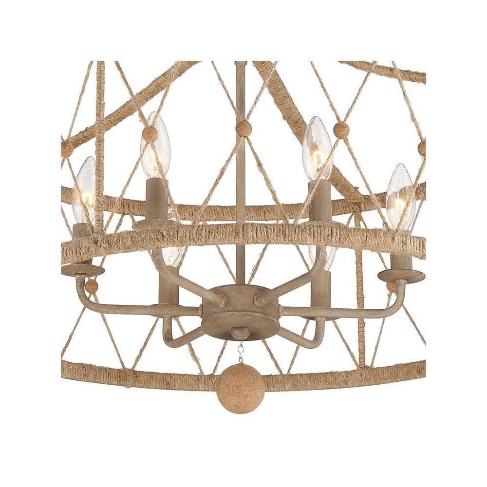 Crystorama Lighting - Six Light Chandelier - Chandelier - Brixton - 6 Light