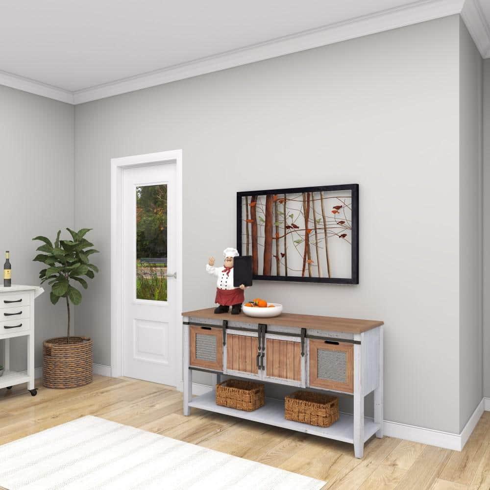 15" x 19" Multi Colored Polystone Chef Sculpture with Chalkboard, by DecMode