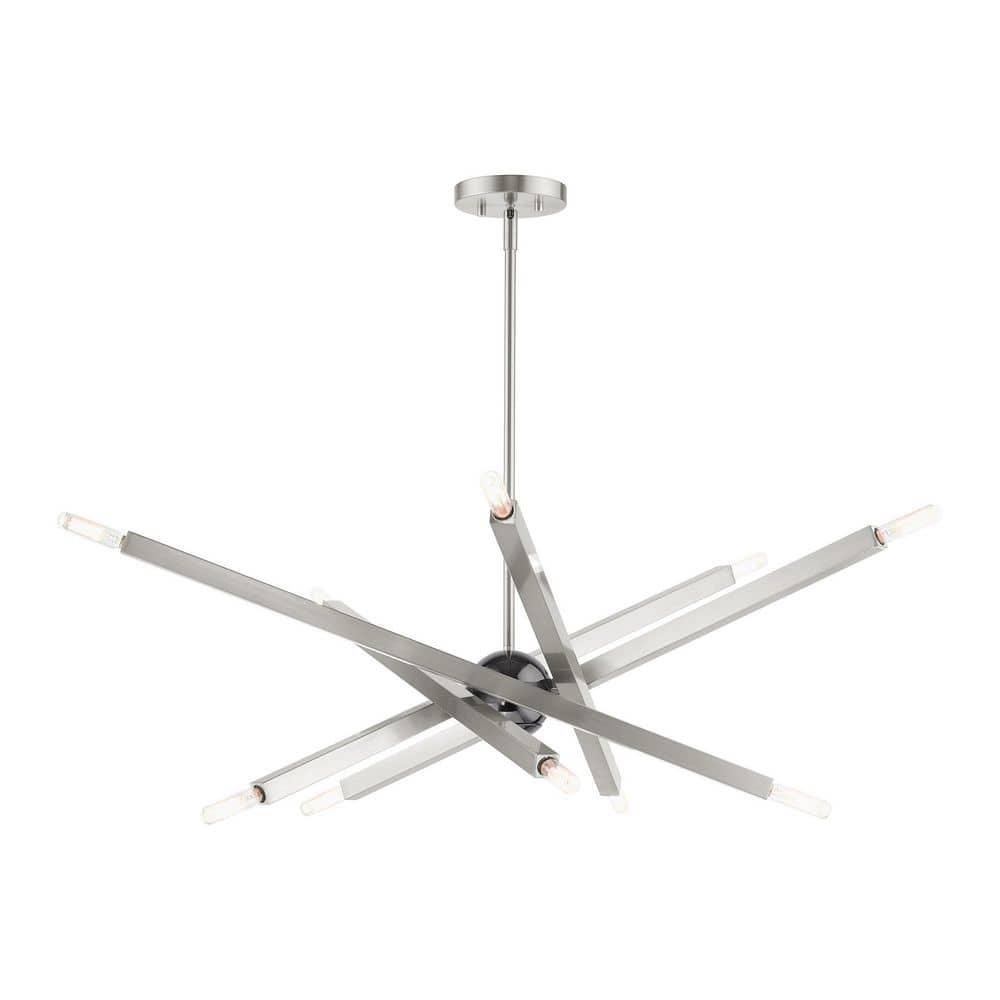 Livex Lighting - Moco - 10 Light Chandelier in Modern Style - 32 Inches wide by