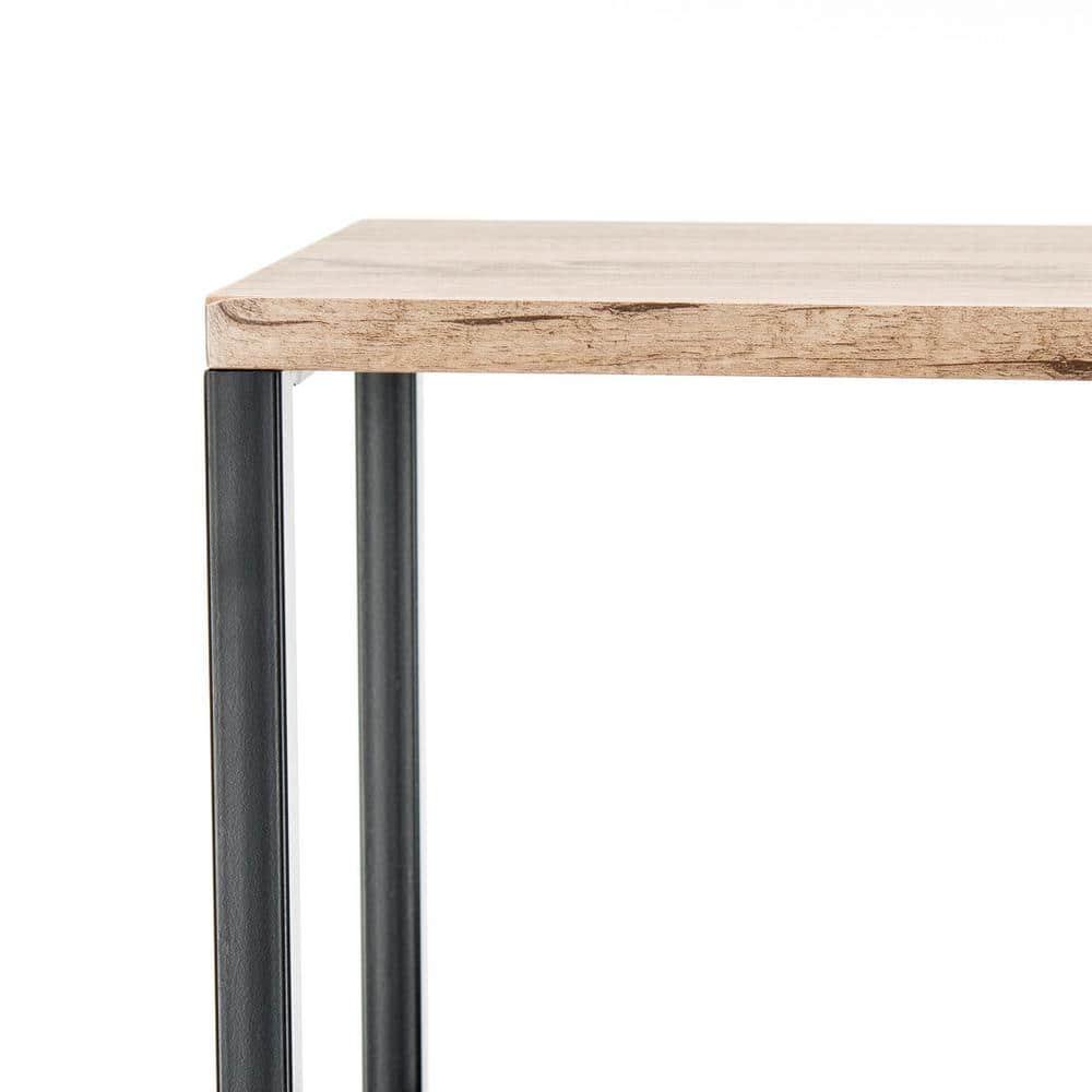 Natasha Etagere - FOX4273 - Oak/Black - Safavieh Couture