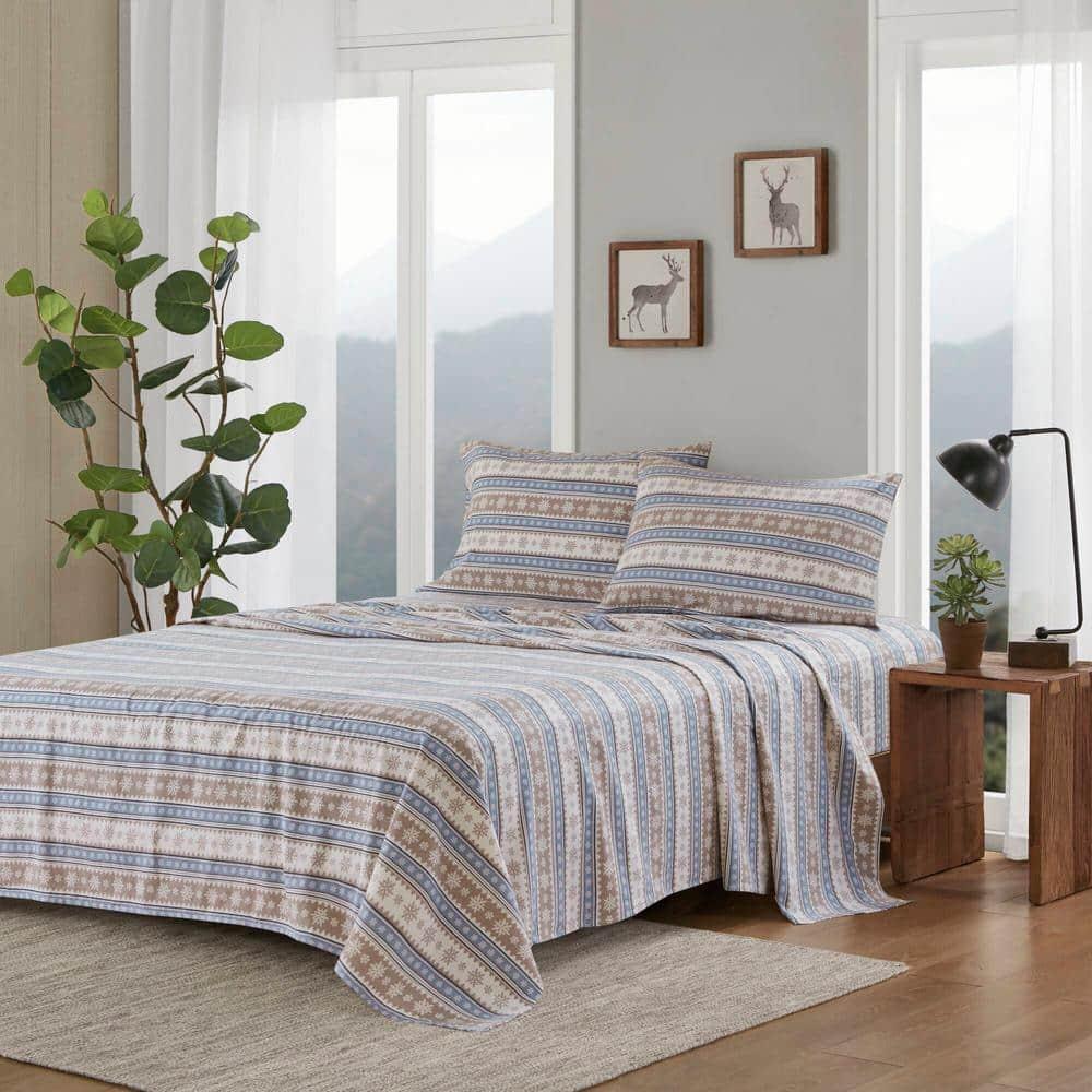 Woolrich 100% Cotton Flannel Sheet Set