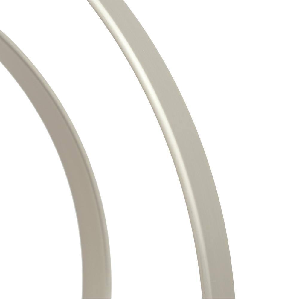 Progress Lighting Equinox 4-Light Foyer Pendant, Steel, Burnished Silver, No Shade