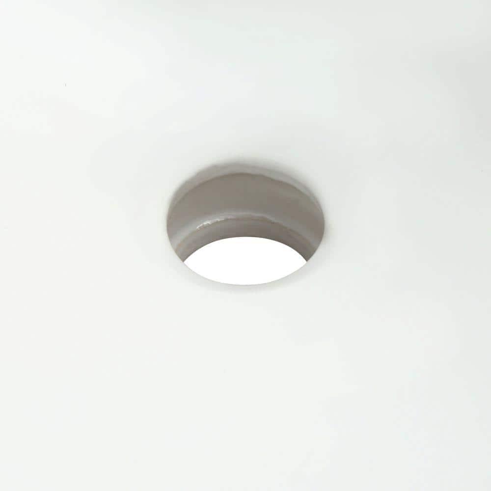 Pennington Ceramic Oval Drop-In Bathroom Sink with Overflow