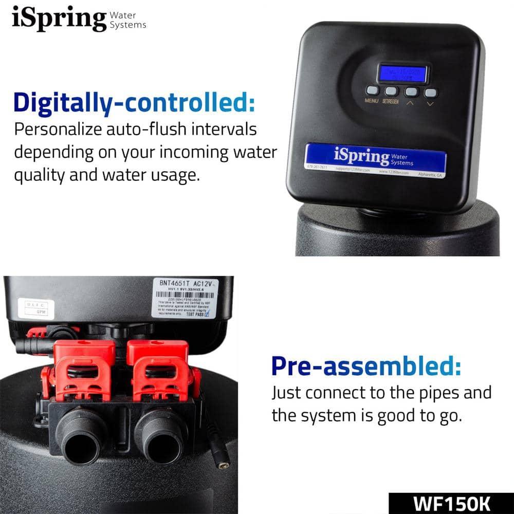 Chloramine, PFAS, Chlorine, Lead Whole House Water Filter System w/ Set-and-Forget Smart Valve, Lasts up to 10 Years
