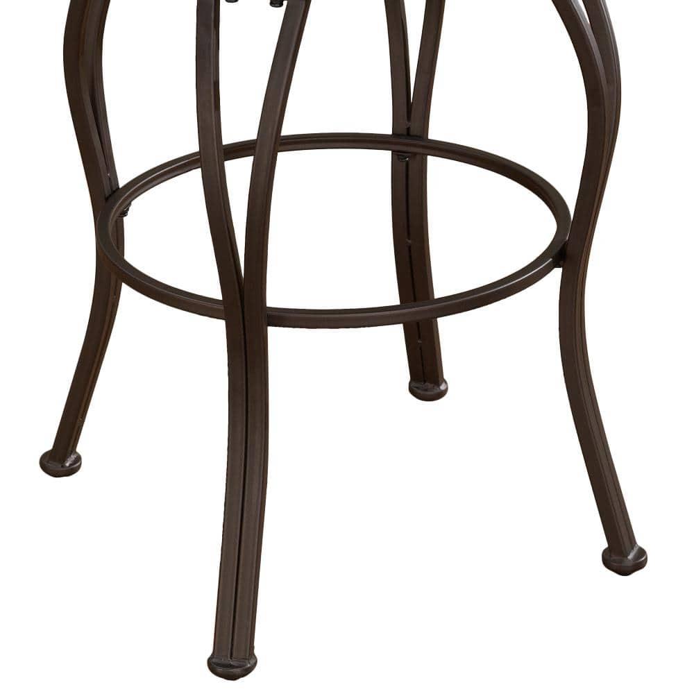 American Woodcrafters Villa 34" Backless Tall Bar Stool in Taupe Gray