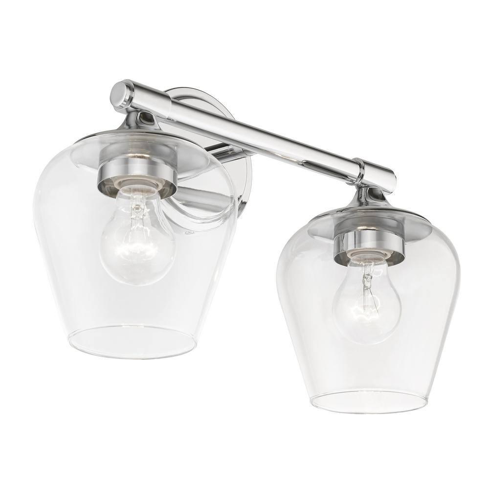 Livex Lighting Willow 2 - Light Vanity in  Polished Chrome
