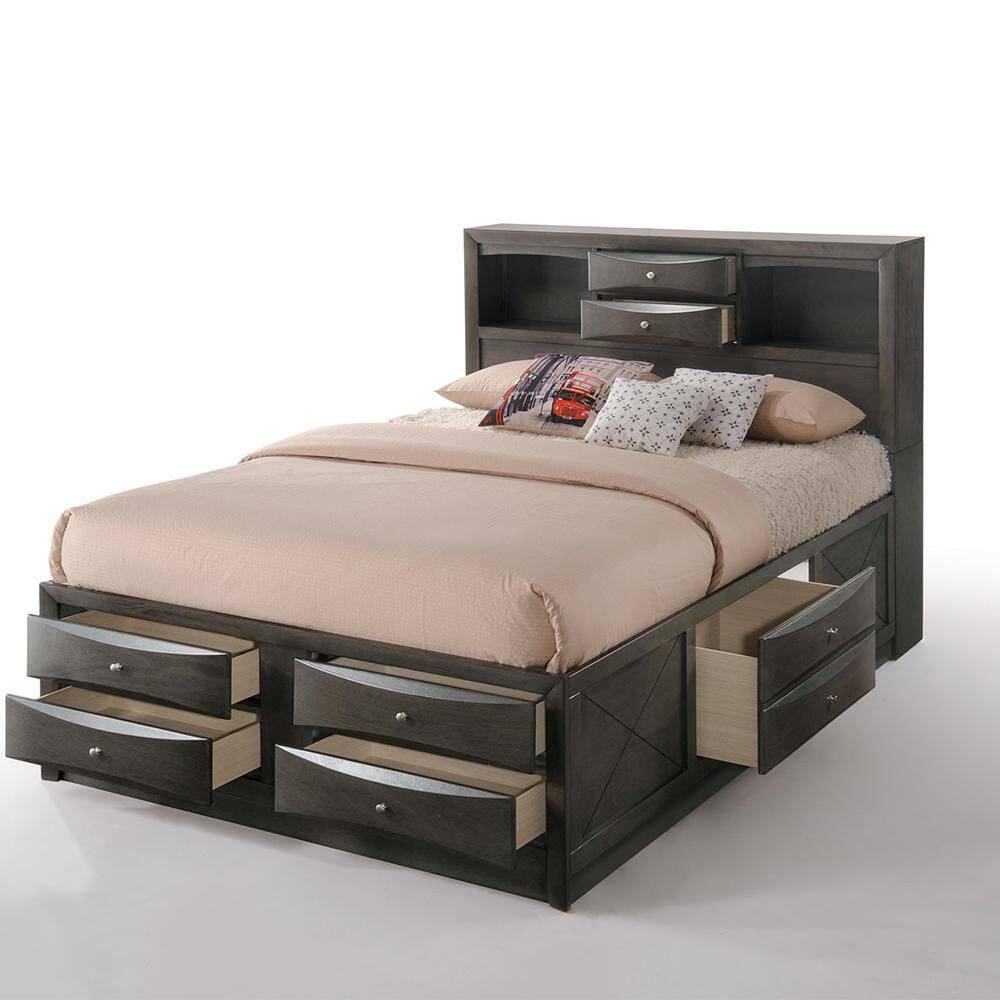 Wildon Home® Elyne Bookcase Storage Bed