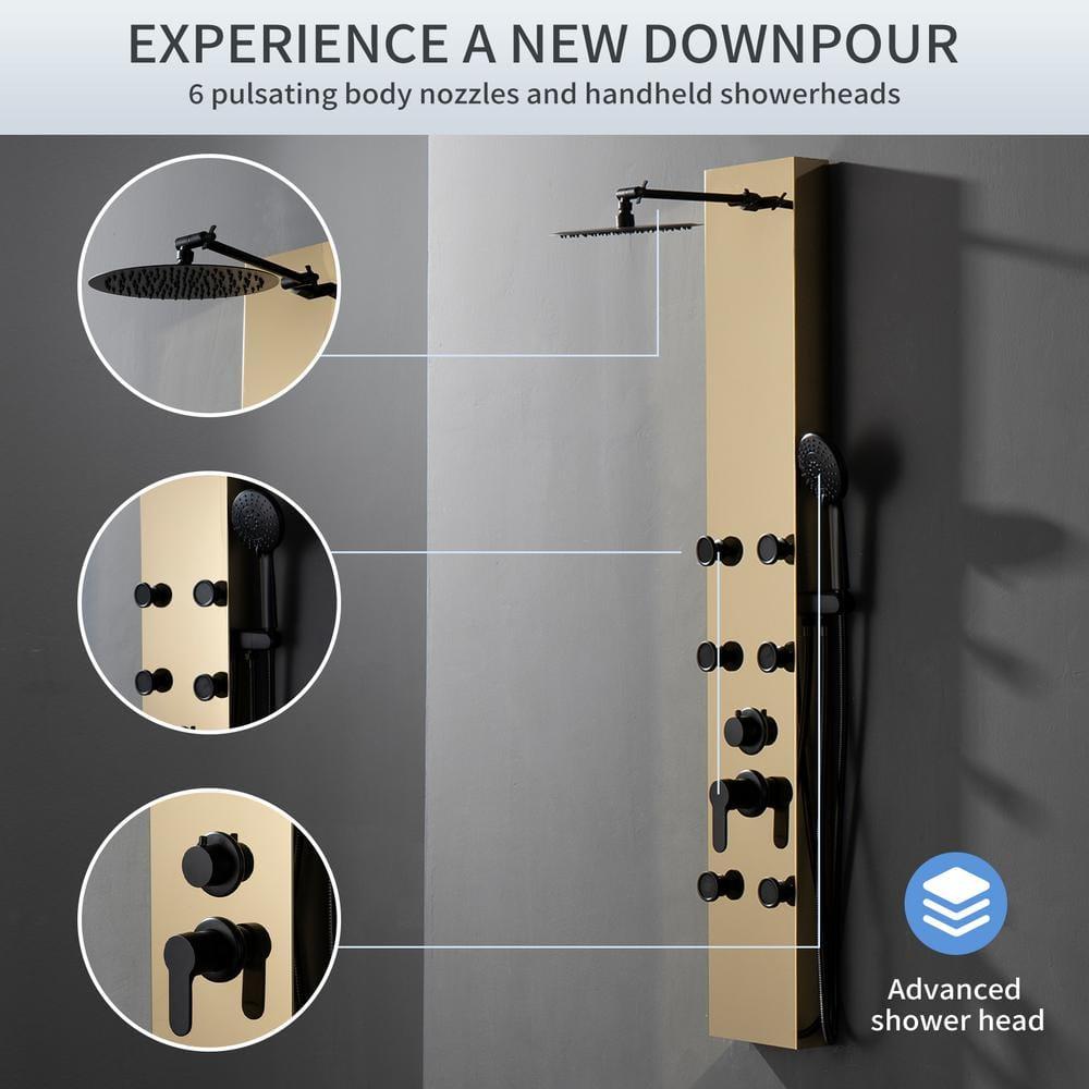 60.55'' Shower Panel with Adjustable Shower Head