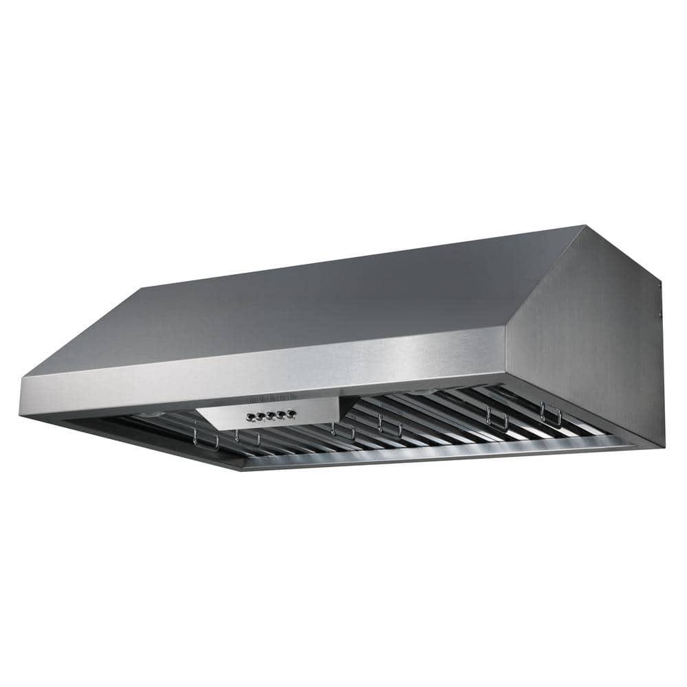 NXR Professional Ranges 30" Stainless Steel 800 CFM Under Cabinet Range Hood with Baffle Filter