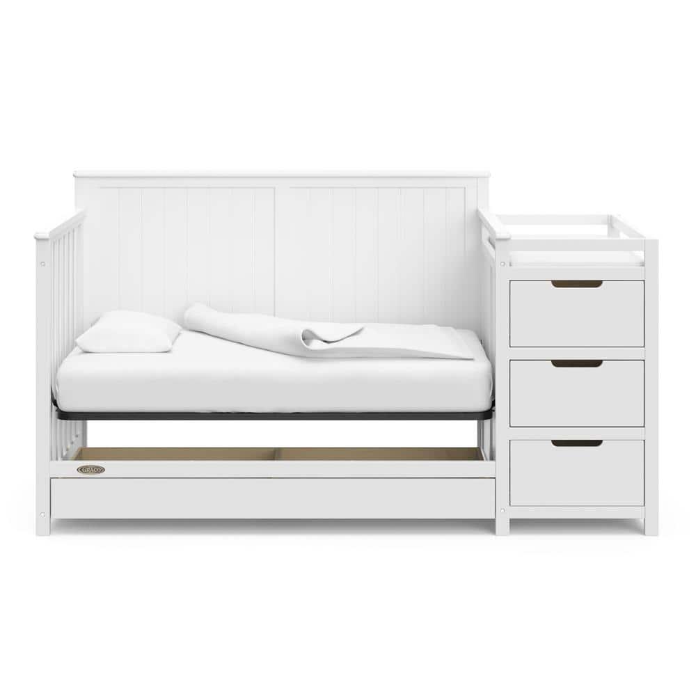 Graco Hadley 5-in-1 Convertible Crib and Changer with Storage