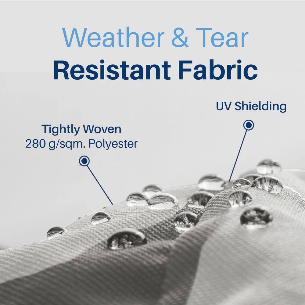Retractable Home Patio Awning | Deck Canopy |UV Protection Sunshade | Manual Black Frame | Upgraded 2024