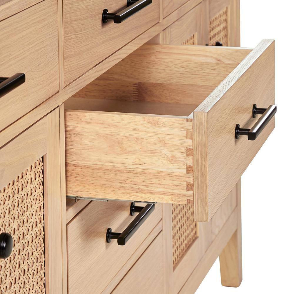Camila 72 in. W x 22 in. D x 36 in. H Double Oval Sink Bath Vanity in White Oak with Carrara White Quartz Top