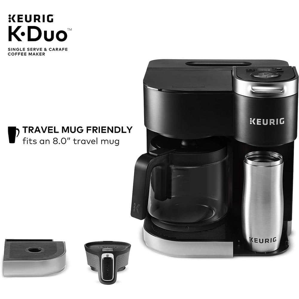 Keurig K-Duo Coffee Maker, with Single-Serve K-Cup Pod, and 12 Cup Carafe Brewer
