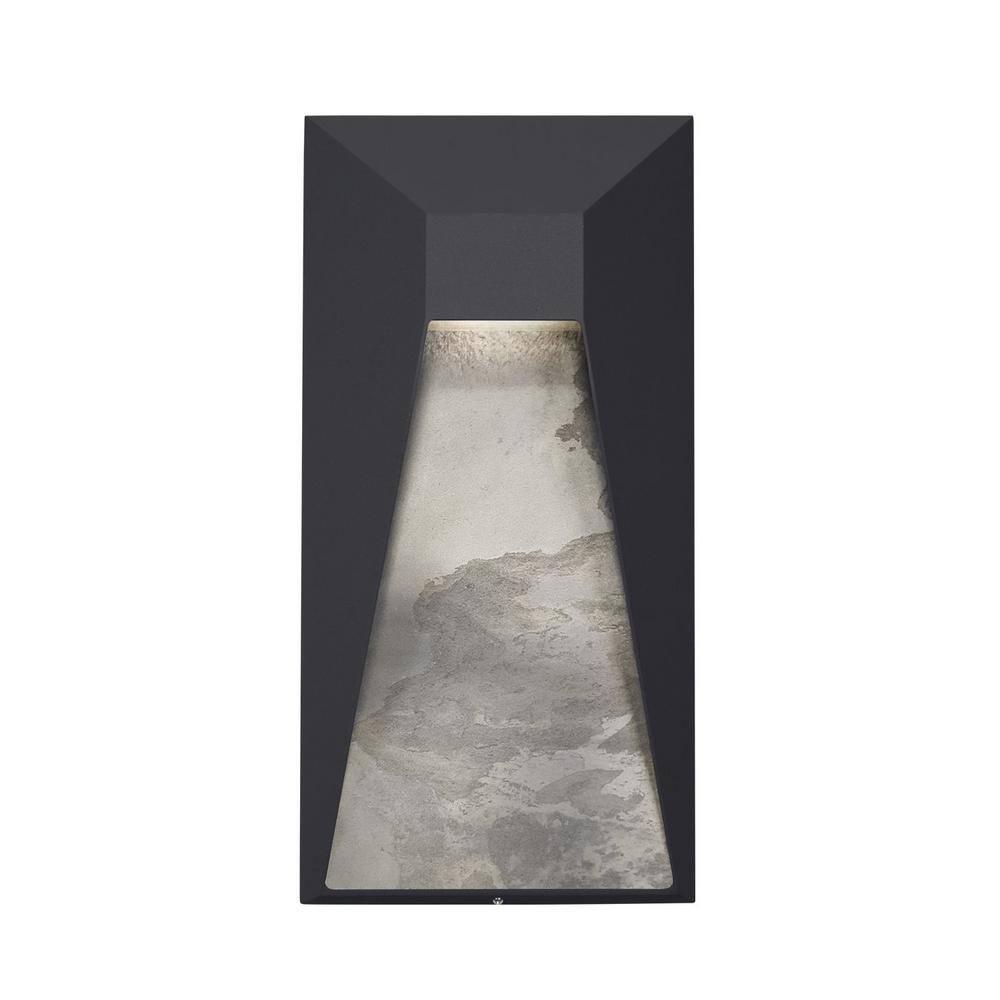 Twilight Black Aluminum Outdoor LED Wall Sconce