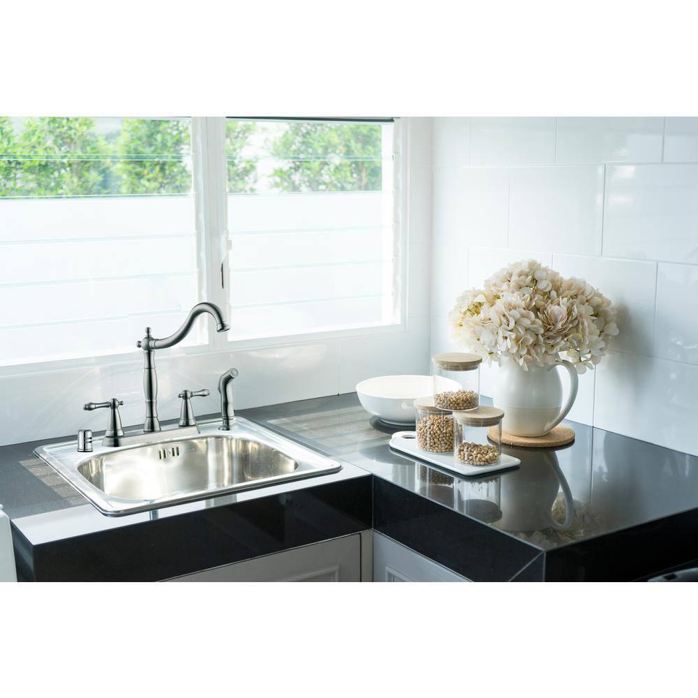 Design House 522946 Dish Washer Air Gap with Cover, Prevent Drain Water Back Up, Polished Chrome