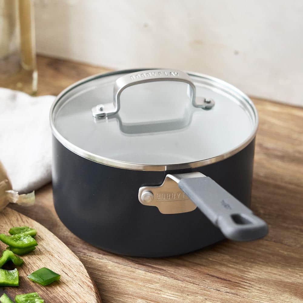 GreenPan Bobby Flay by GreenPan Professional Grade Ceramic Nonstick 2.53QT Saucepan with Lid