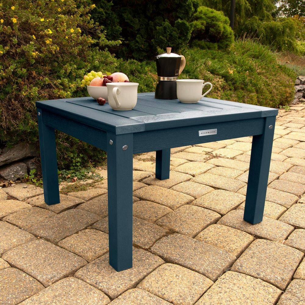 Highwood Adirondack Side Table - 24" W x 24" L x 16" H, Outdoor, Eco-friendly, Synthetic Wood