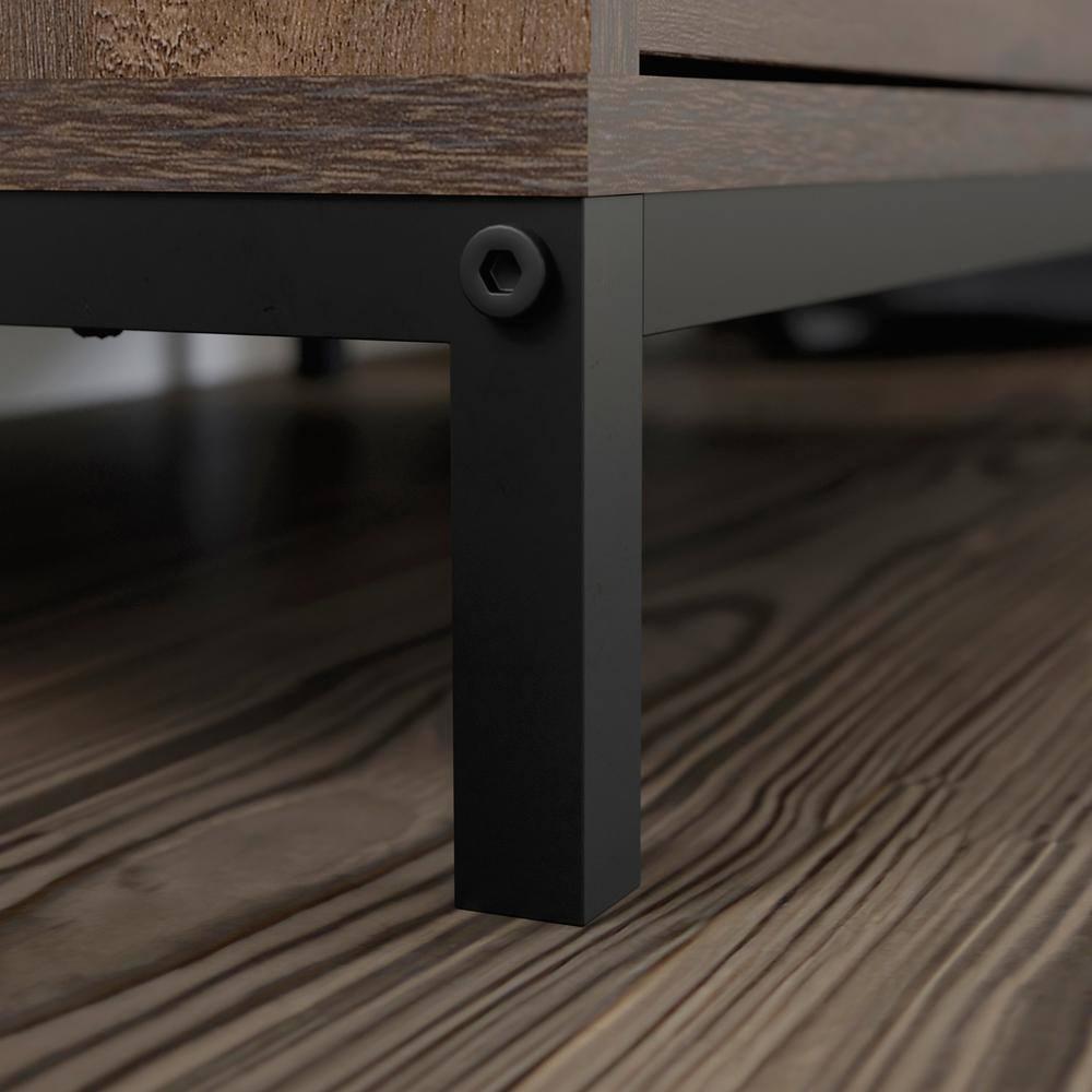 2 Drawer North Avenue Lateral File Cabinet Smoked Oak - Sauder