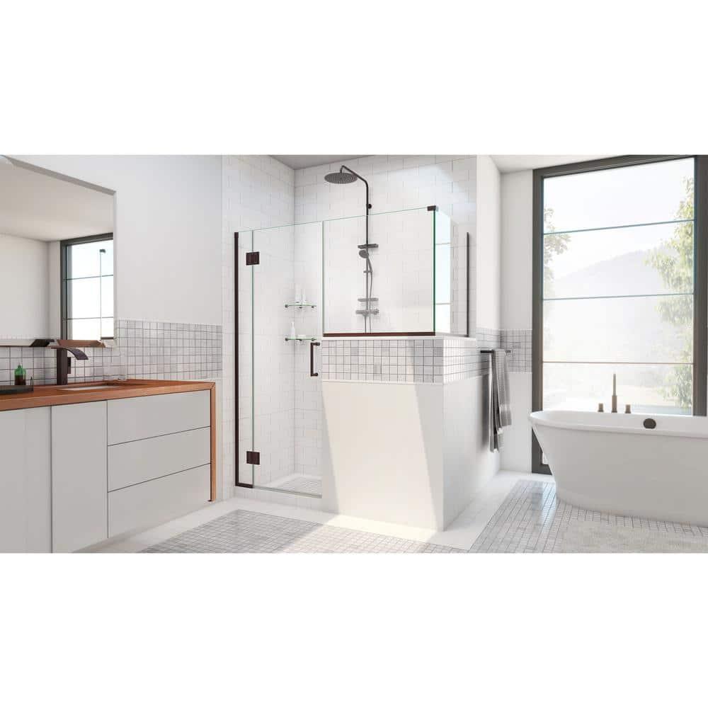 DreamLine Unidoor-X 60 W x 36.38 D x 72 H Frameless Rectangle Hinged Shower Enclosure E124303636-06