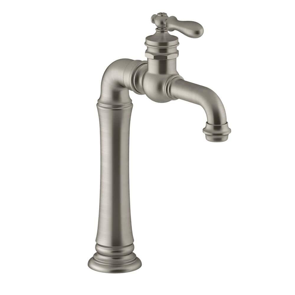 Artifacts Gentleman's Single Hole Bathroom Faucet with Drain Assemby